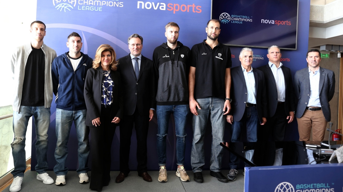 To Basketball Champions League με ΑΕΚ, ΑΡΗ, ΠΑΟΚ στα κανάλια Novasports!