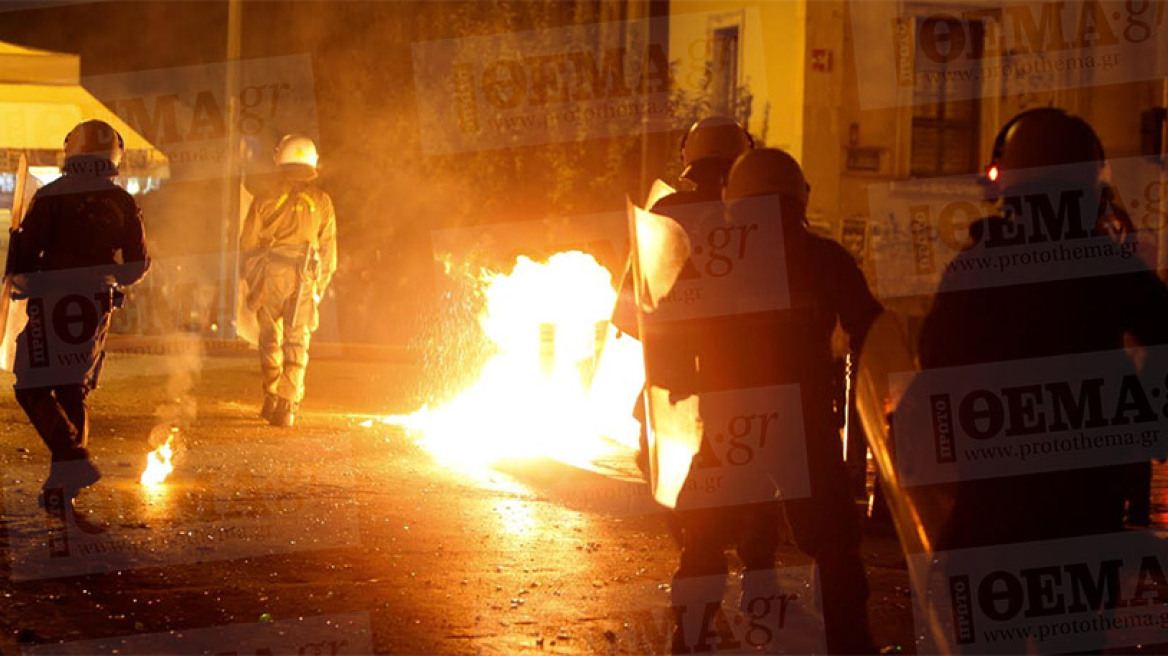 Πεδίο μάχης η Πατησίων από 100 άτομα - Συνελήφθησαν ένας Έλληνας και ένας Ιταλός