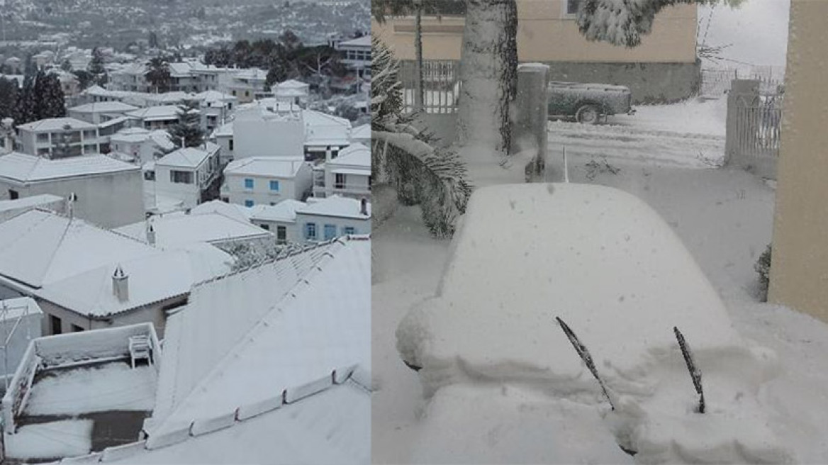 Μισό μέτρο χιόνι σε Αλόννησο και Σκόπελο