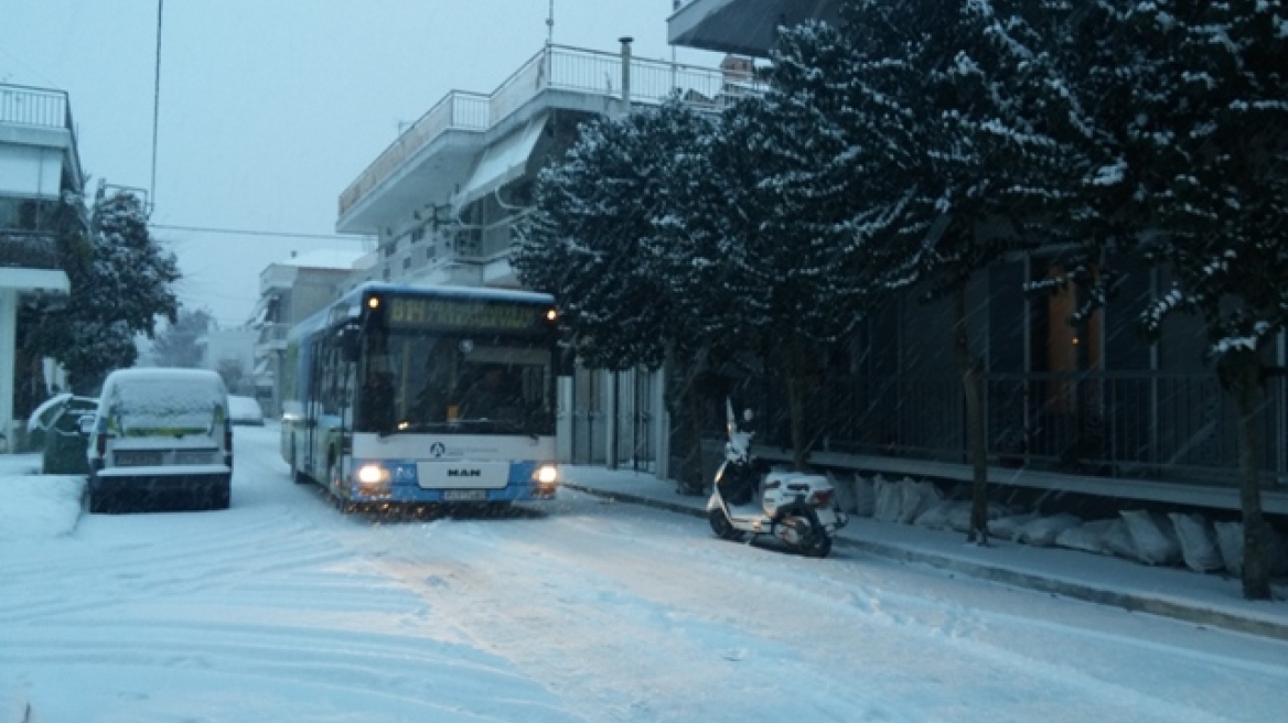 Με -14 βαθμούς «ξύπνησε» η Λάρισα 