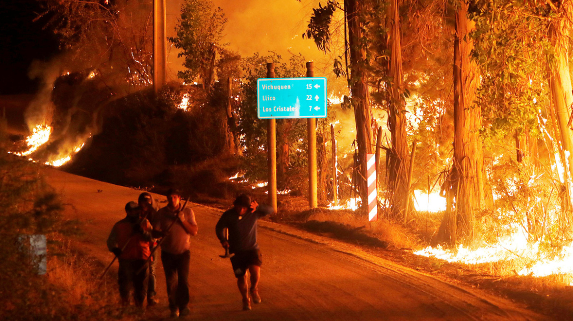 Παρανάλωμα του πυρός τα δάση της Χιλής - Εννέα νεκροί ο τραγικός απολογισμός