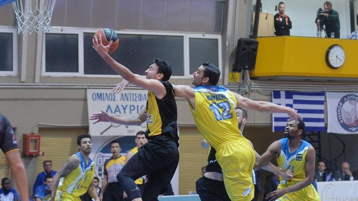 Λαύριο-ΑΕΚ 84-87: Το έκανε θρίλερ, αλλά νίκησε