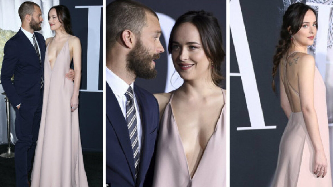 Dakota Johnson: Χωρίς σουτιέν στην πρεμιέρα του «Fifty Shades Darker»