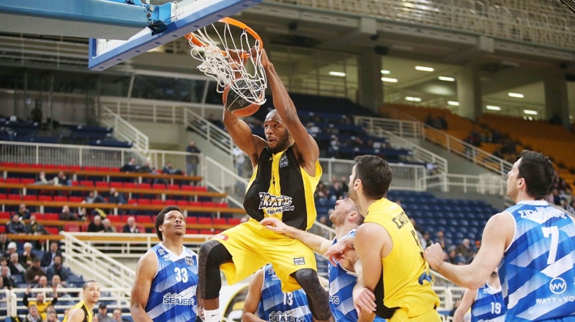 ΑΕΚ-Κύμη 71-65: Γλίτωσε από μεγάλο σοκ η ΑΕΚ