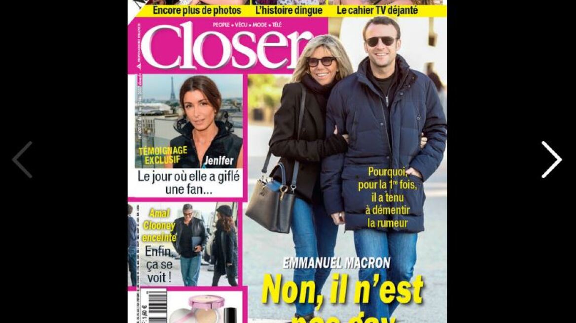 «Closer» για Μακρόν: «Όχι, δεν είναι γκέι»