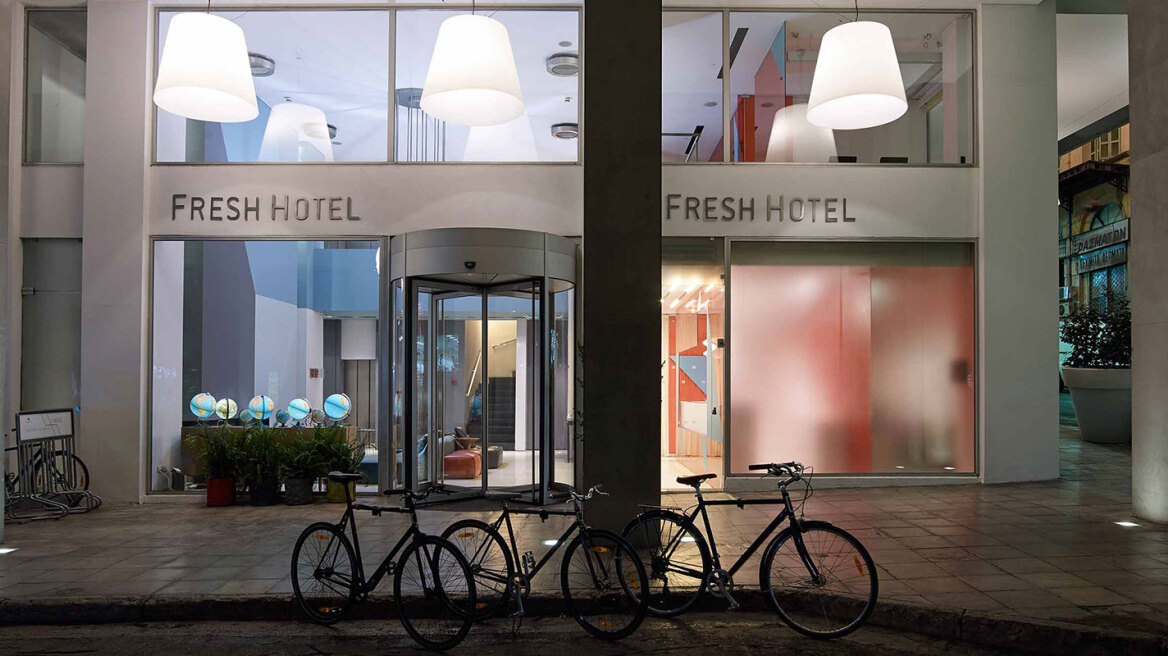The first bicycle-friendly hotel in Athens