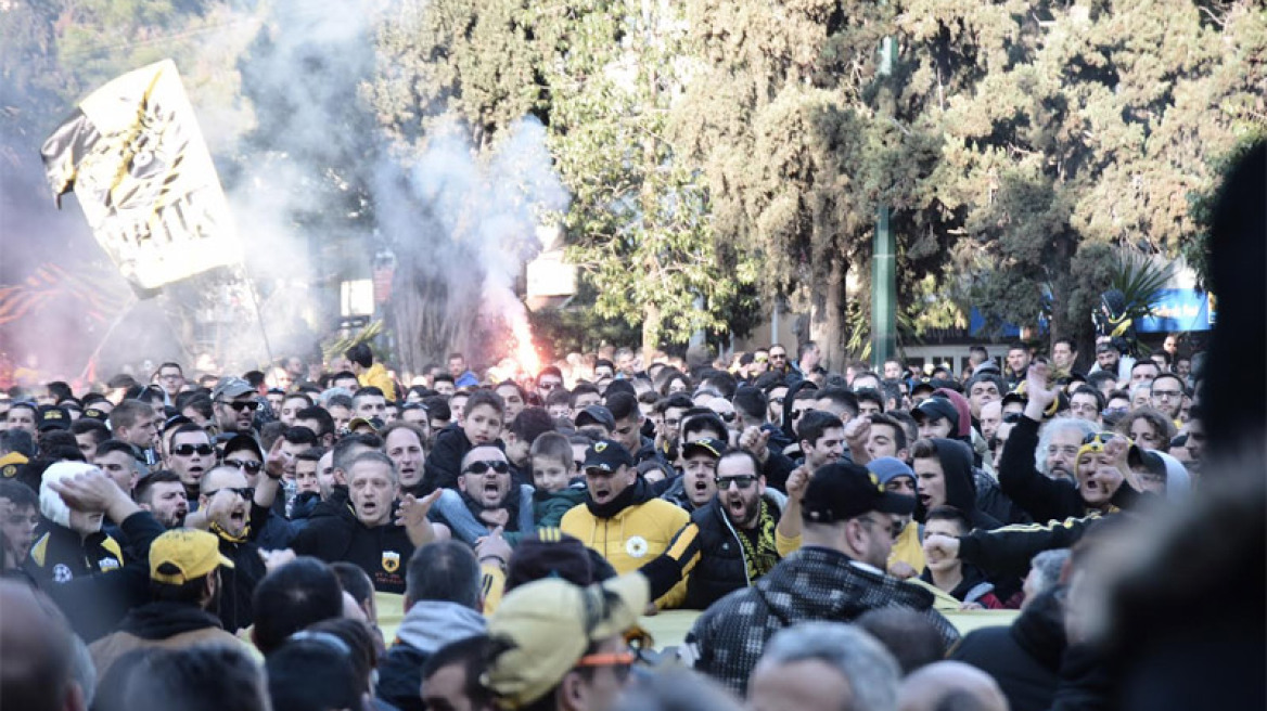 Φωτογραφίες: Πάνω από 7.000 φίλοι της ΑΕΚ ζήτησαν «γήπεδο στη Νέα Φιλαδέλφεια!»