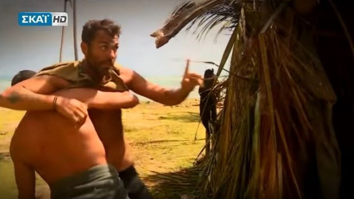 Απίστευτος καβγάς στο «Survivor»: Παραλίγο να πιαστούν στα χέρια Χανταμπάκης και Αγγελόπουλος