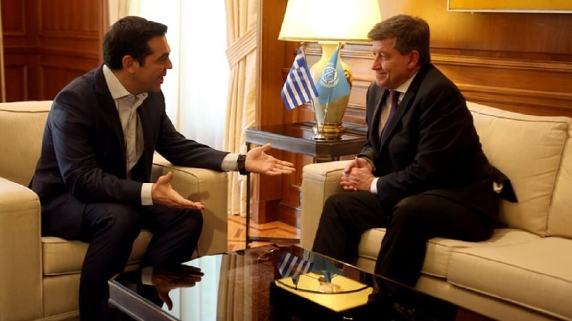 ILO head meets with Greek PM Tsipras in Athens