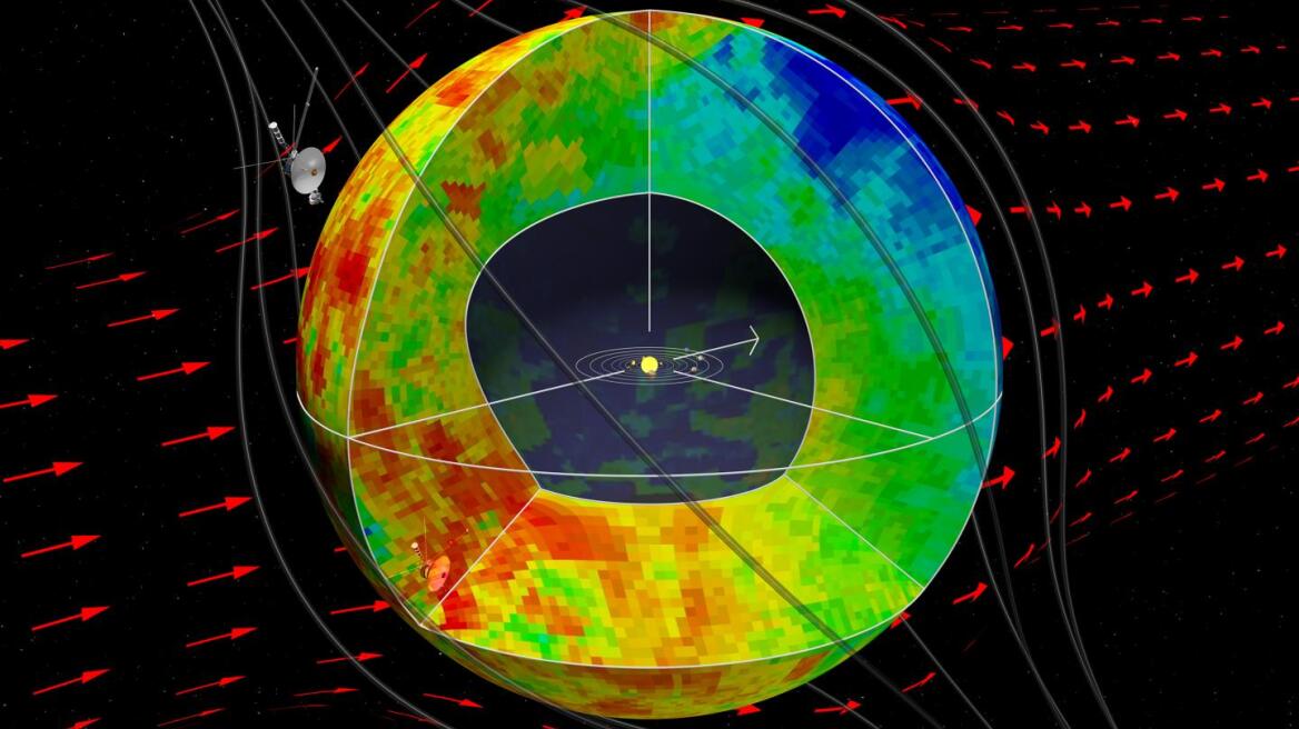 Έλληνες επιστήμονες αποκαλύπτουν: Η ηλιόσφαιρα μοιάζει με σφαιρική «φυσαλίδα»