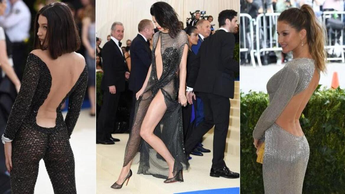 Met Gala: Bella Hadid και Kendall Jenner παραλίγο... γυμνές 