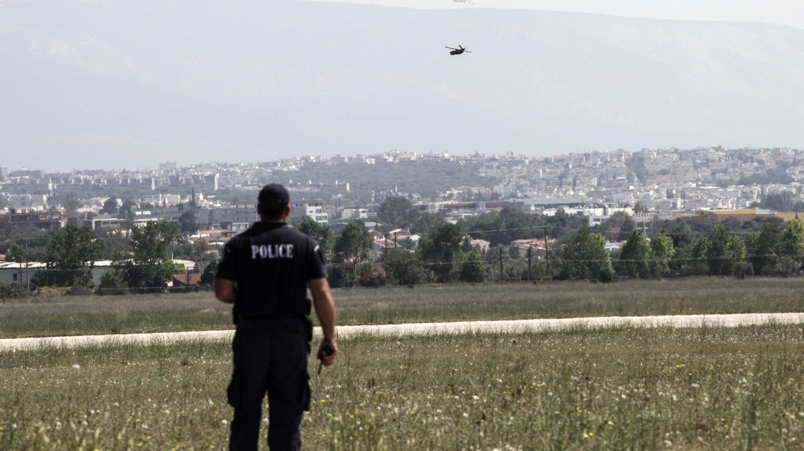 Επίδειξη των drones της ΕΛΑΣ και της Πυροσβεστικής στο Τατόι. 