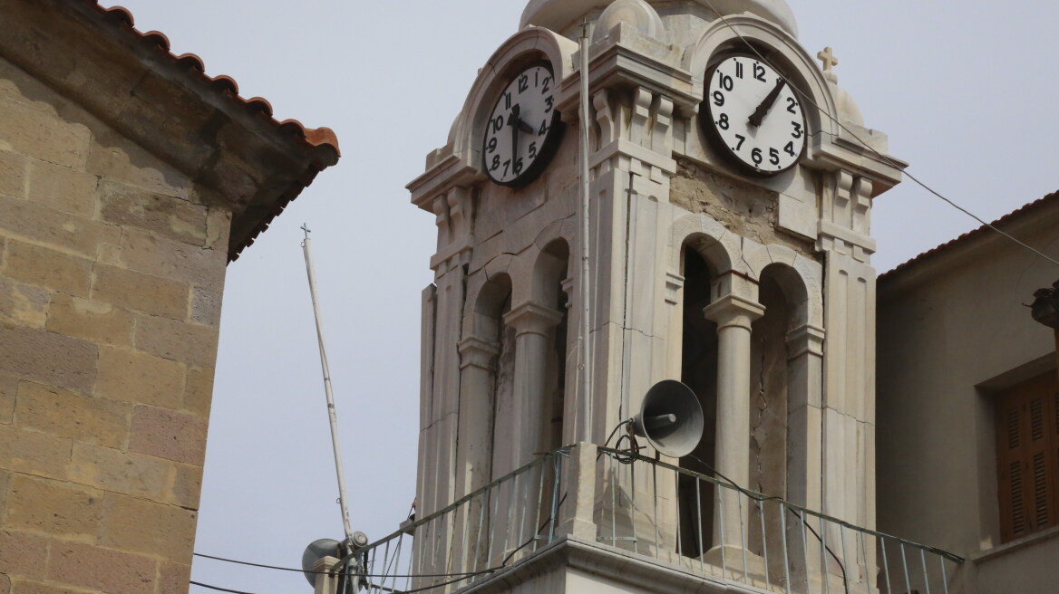 Μαρτυρία από Πλωμάρι: Κατέρρευσε μέρος της εκκλησίας του Αγίου Νικολάου