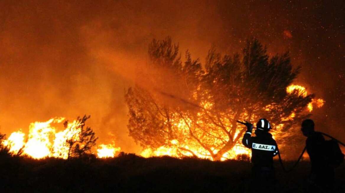 Πυρκαγιά στις Βολίμες Ζακύνθου