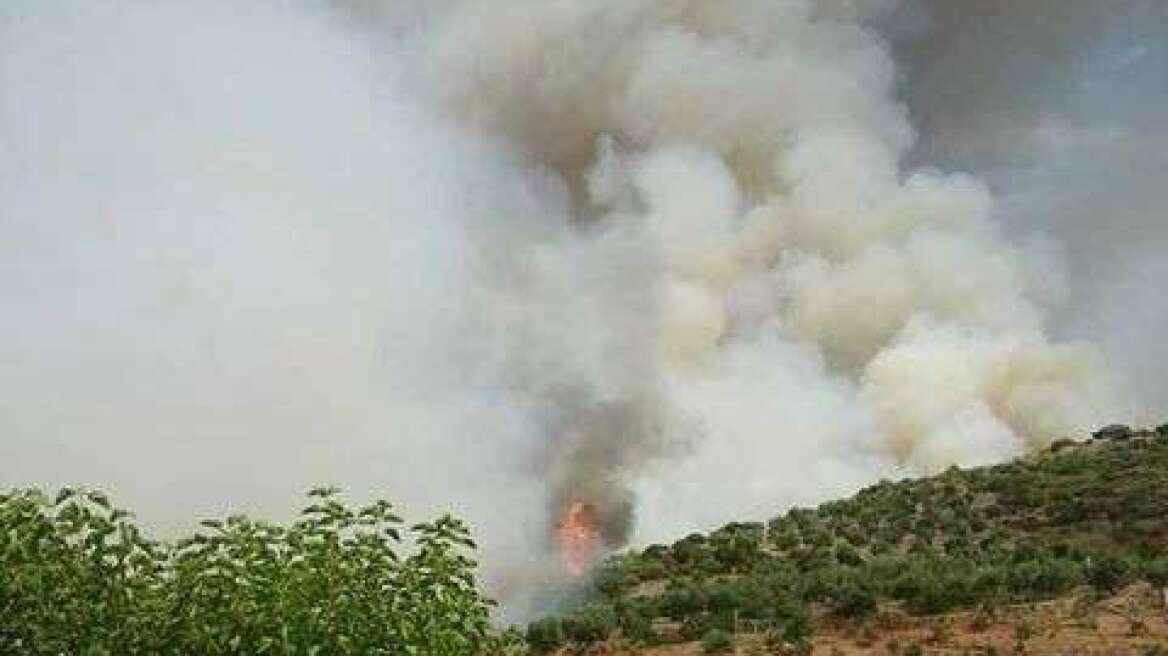 Καλύτερη εικόνα στην μεγάλη φωτιά της Ζαχάρως