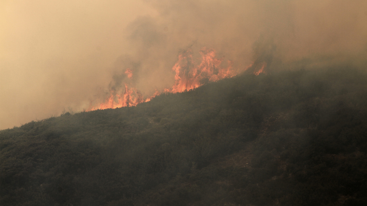 Σε εξέλιξη ακόμα μια φωτιά στην Ζάκυνθο - Πολύ υψηλός κίνδυνος και σήμερα