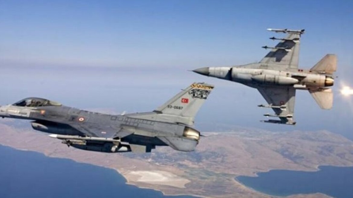 Τουρκικά F-16 πέταξαν πάνω από το Φαρμακονήσι