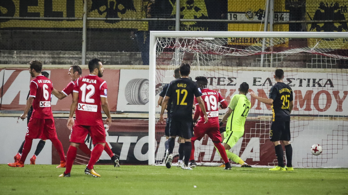 Ξάνθη-ΑΕΚ 1-1: Στο τέλος έσωσε το βαθμό κόντρα στους 9 ακρίτες!