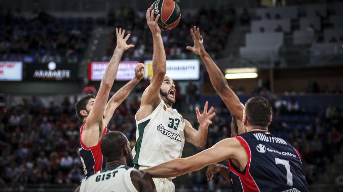 Μπασκόνια-Παναθηναϊκός 85-84: Έχασε ένα δικό του παιχνίδι!