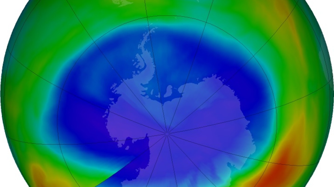 «Κλείνει» η τρύπα του όζοντος: Ήταν φέτος η μικρότερη από το 1988