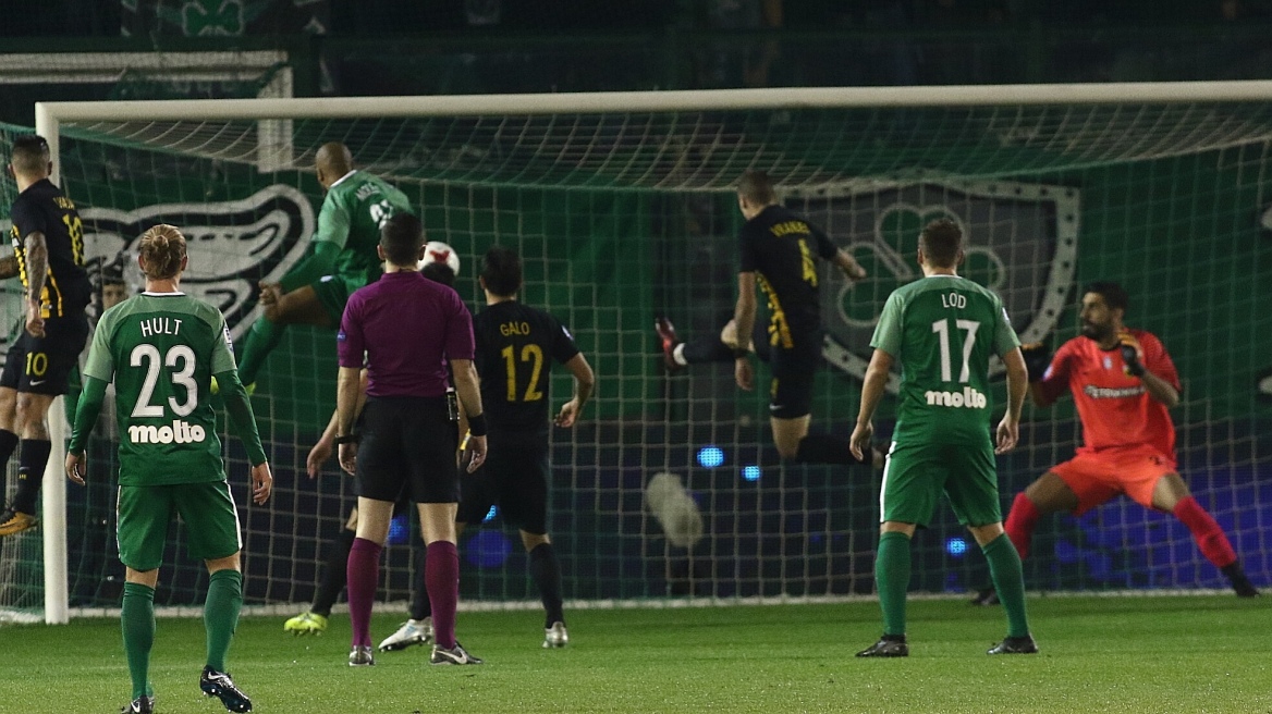 Παναθηναϊκός-ΑΕΚ 1-1: Ο Λιβάγια χτύπησε σε νεκρό χρόνο!