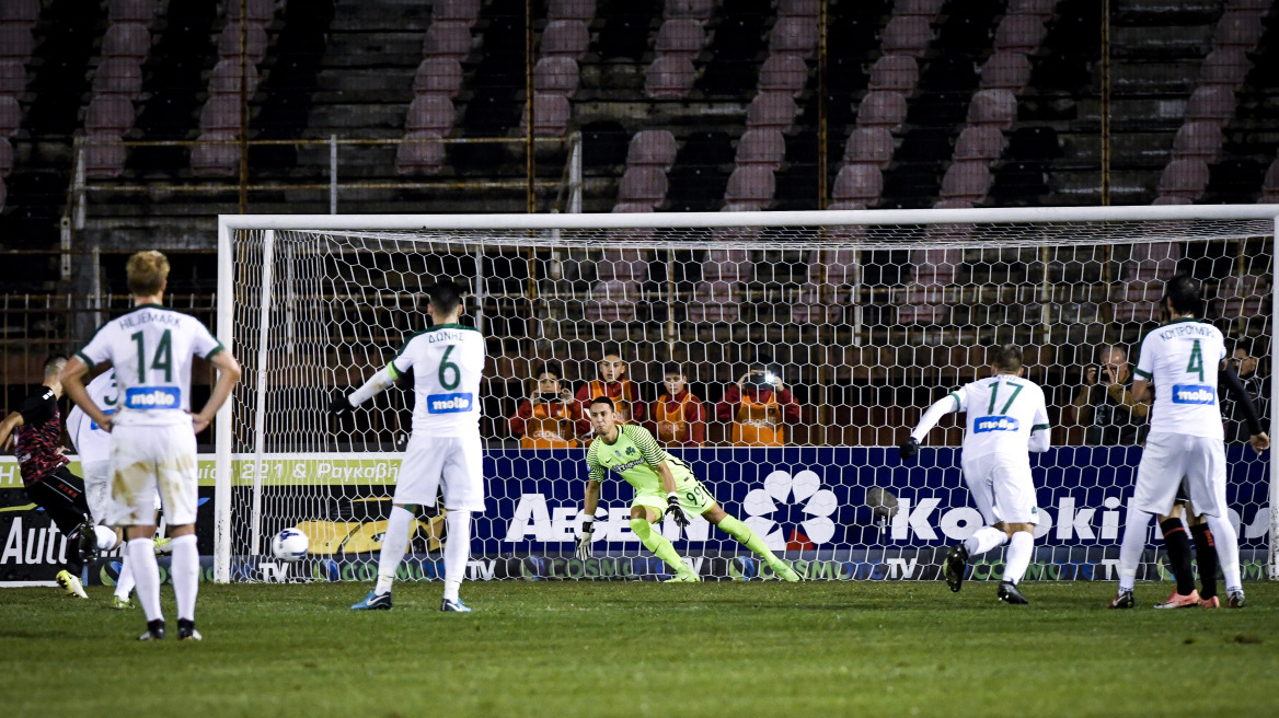 Παναχαϊκή - Παναθηναϊκός 1-1: Προβλημάτισε και πάλι 