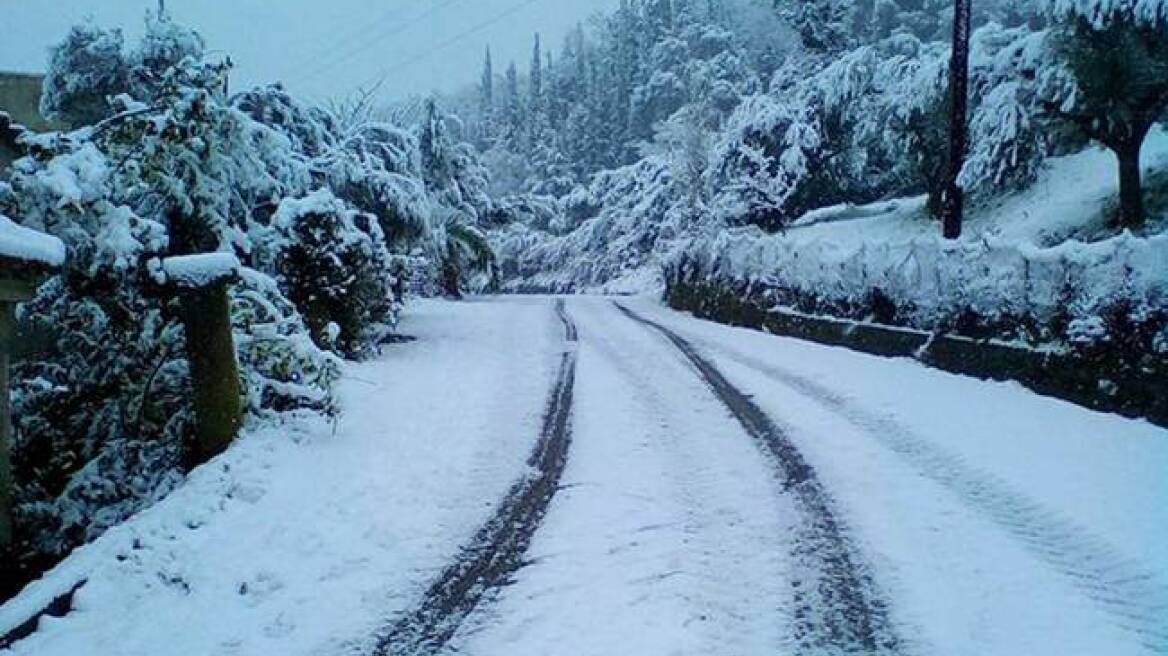 Χιόνια και πτώση της θερμοκρασίας σήμερα 