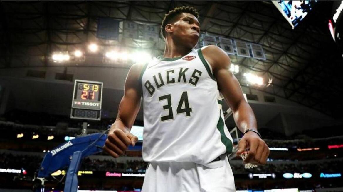 Nέο σόου Αντετοκούνμπο στην νίκη των Bucks