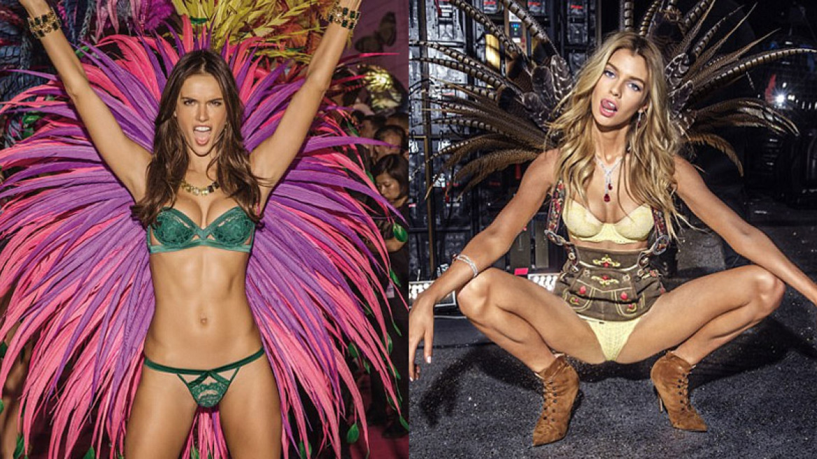 Victoria's backstage secret: Τα «αγγελάκια» μεταμορφώνονται σε... διαβολάκια εκτός πασαρέλας