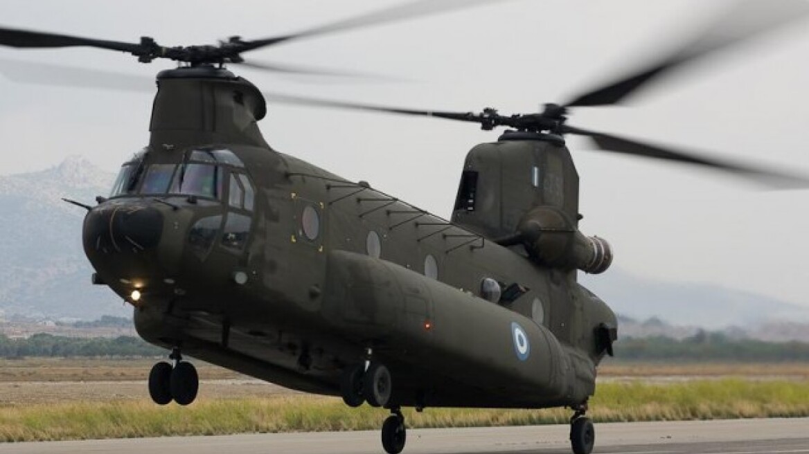 Κεφαλονιά: Μεταφορά 50χρονου με chinook στο νοσοκομείο Ιωαννίνων 