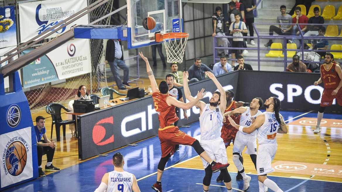 Κύμη-Ρέθυμνο 82-76: Εξάδα για Κύμη, προβληματισμός για Ρέθυμνο