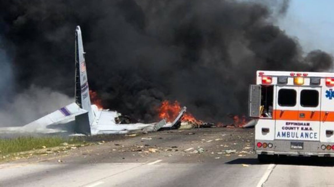 Συνετρίβη C-130 του αμερικανικού στρατού στην Τζόρτζια - Πέντε νεκροί