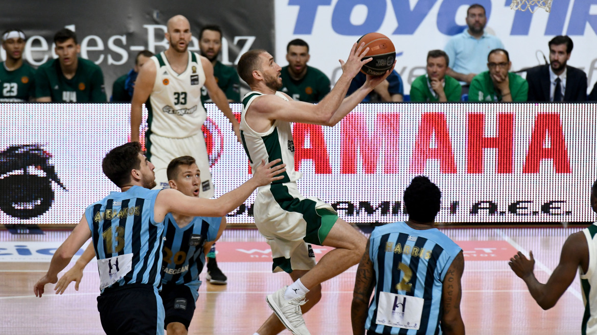 Παναθηναϊκός-Κολοσσός 95-65: Μια ακόμη εξαιρετική παράσταση από το τριφύλλι