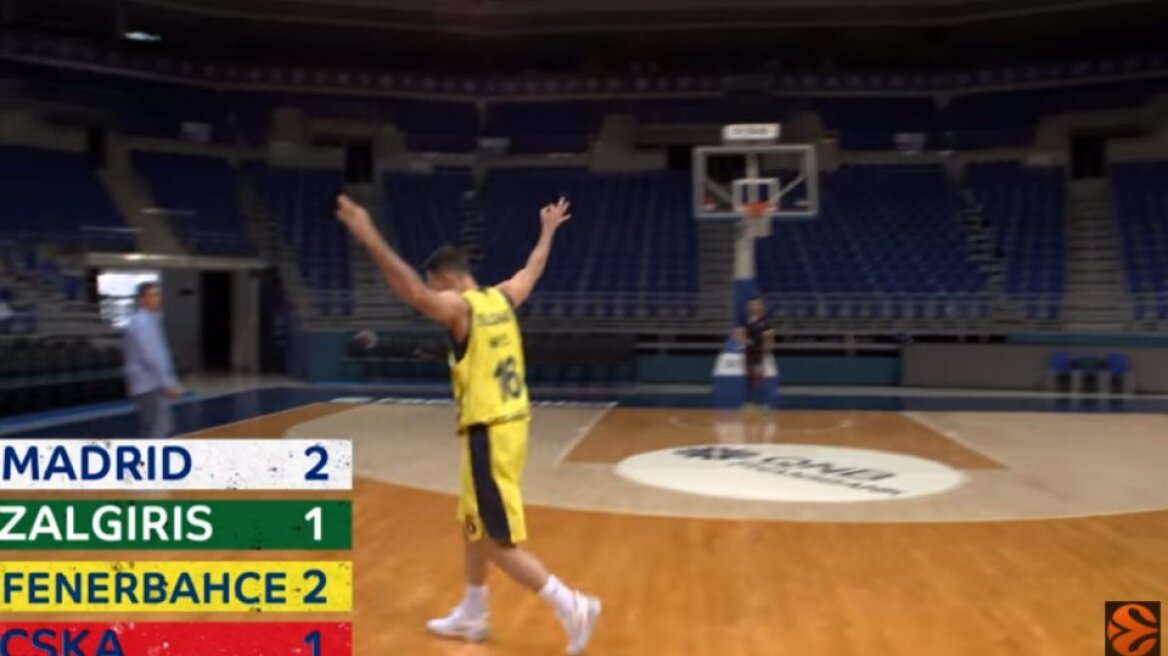 Τα... έσταξαν από το κέντρο οι παίκτες του Final 4! (vid)