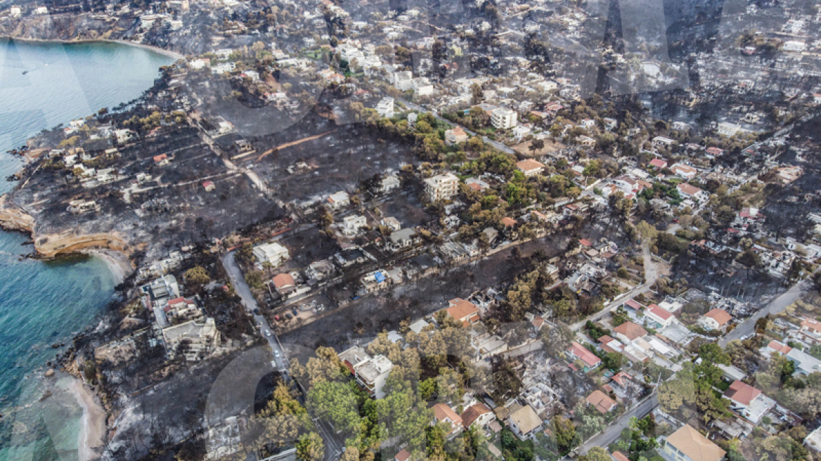 «Κρανίου τόπος» το Μάτι: Δείτε εικόνες από drone