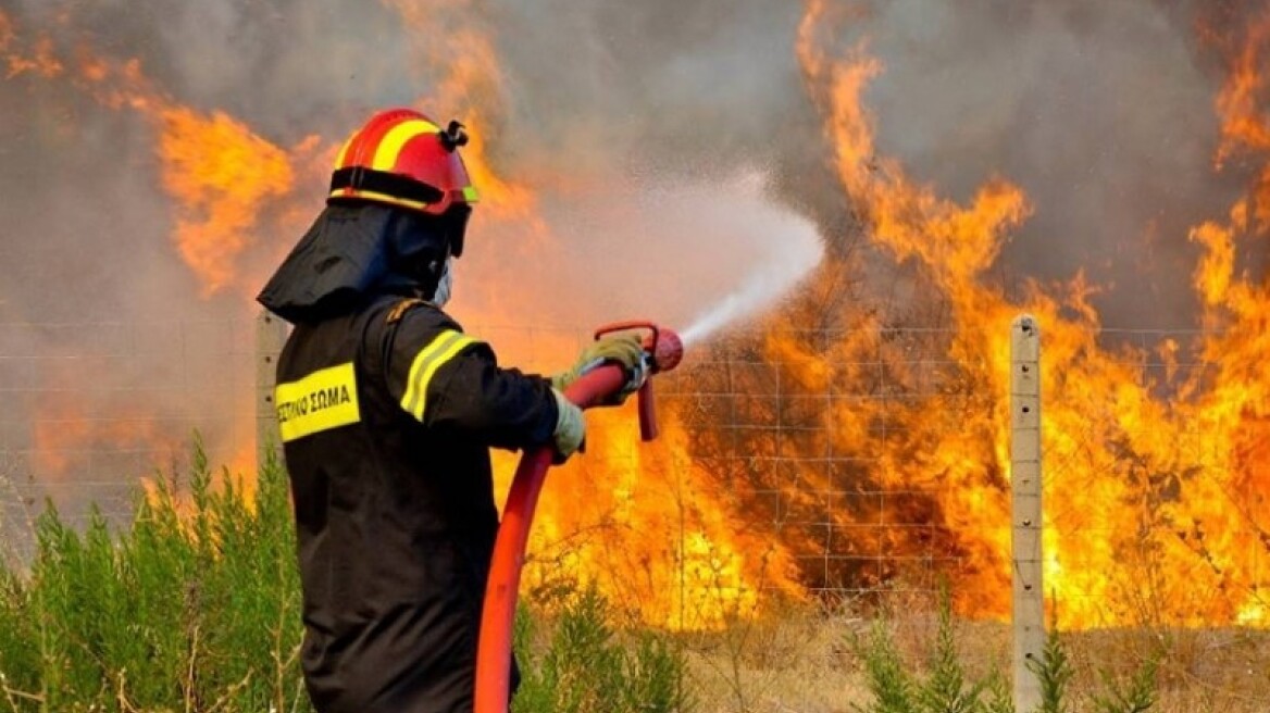 Πολύ υψηλός κίνδυνος πυρκαγιάς σε Αττική και Εύβοια τη Δευτέρα