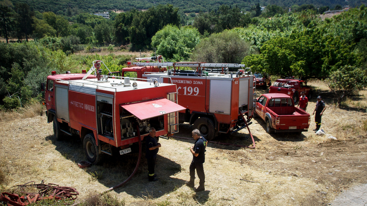 Κρήτη: Πυρκαγιά στην Ιεράπετρα - Δεν απείλησε κατοικημένη περιοχή