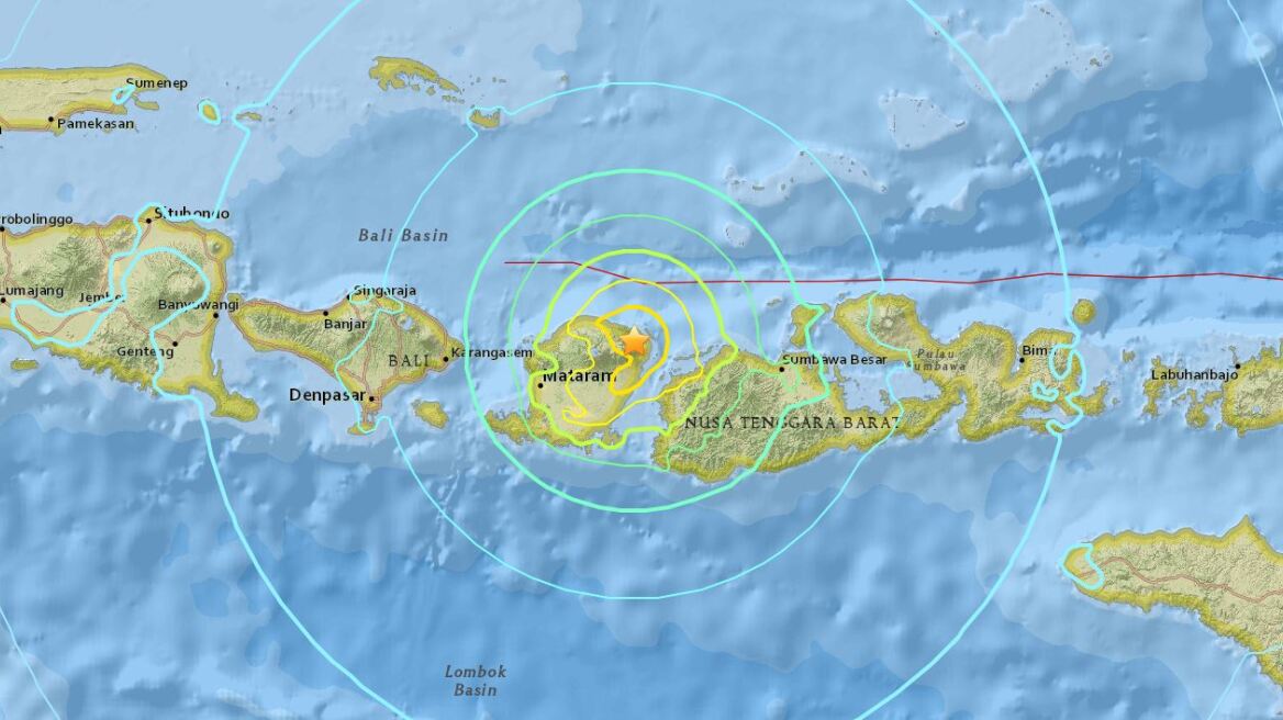 Σεισμός 6,9 Ρίχτερ στην Ινδονησία