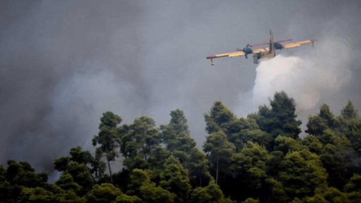 Φωτιά στο Διδυμότειχο - Καίγεται δασική έκταση