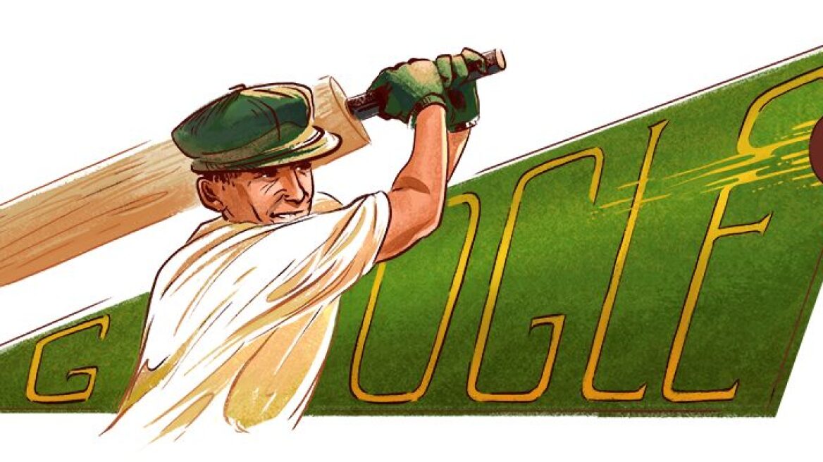 Sir Donald Bradman: Αφιέρωμα της Google στον μεγαλύτερο παίκτη κρίκετ και εμπνευστή του Ντόναλντ Ντακ!