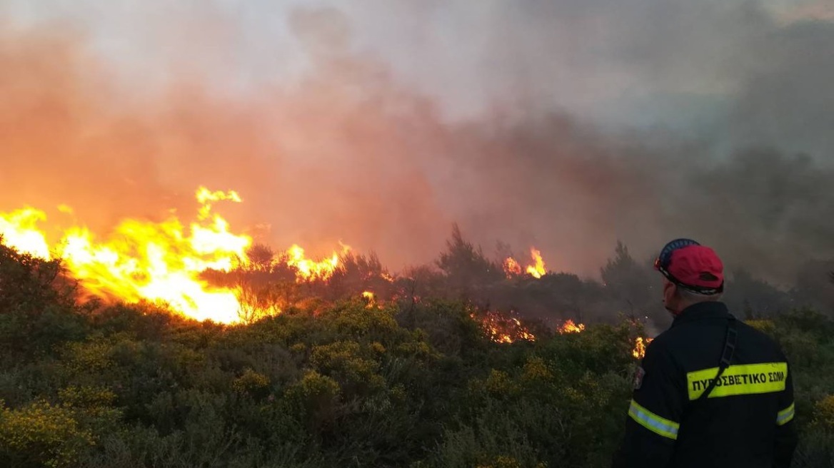 Σπάρτη: Πυρκαγιά σε εξέλιξη στην περιοχή Κελεφά Λακωνίας 