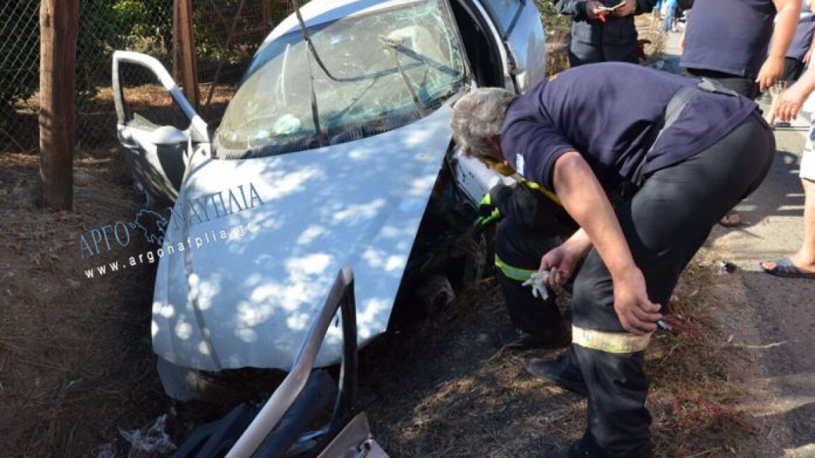 Σοβαρό τροχαίο με δύο τραυματίες στους Μύλους Άργους