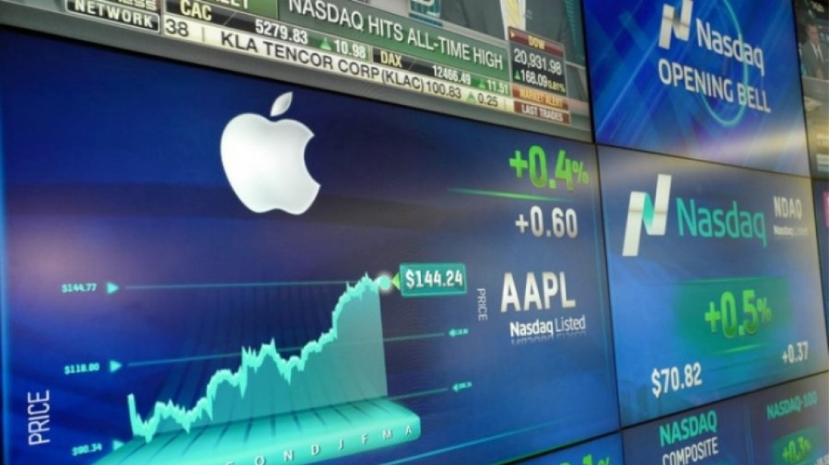 Apple-Amazon σήκωσαν στις «πλάτες» τους τη Wall Street