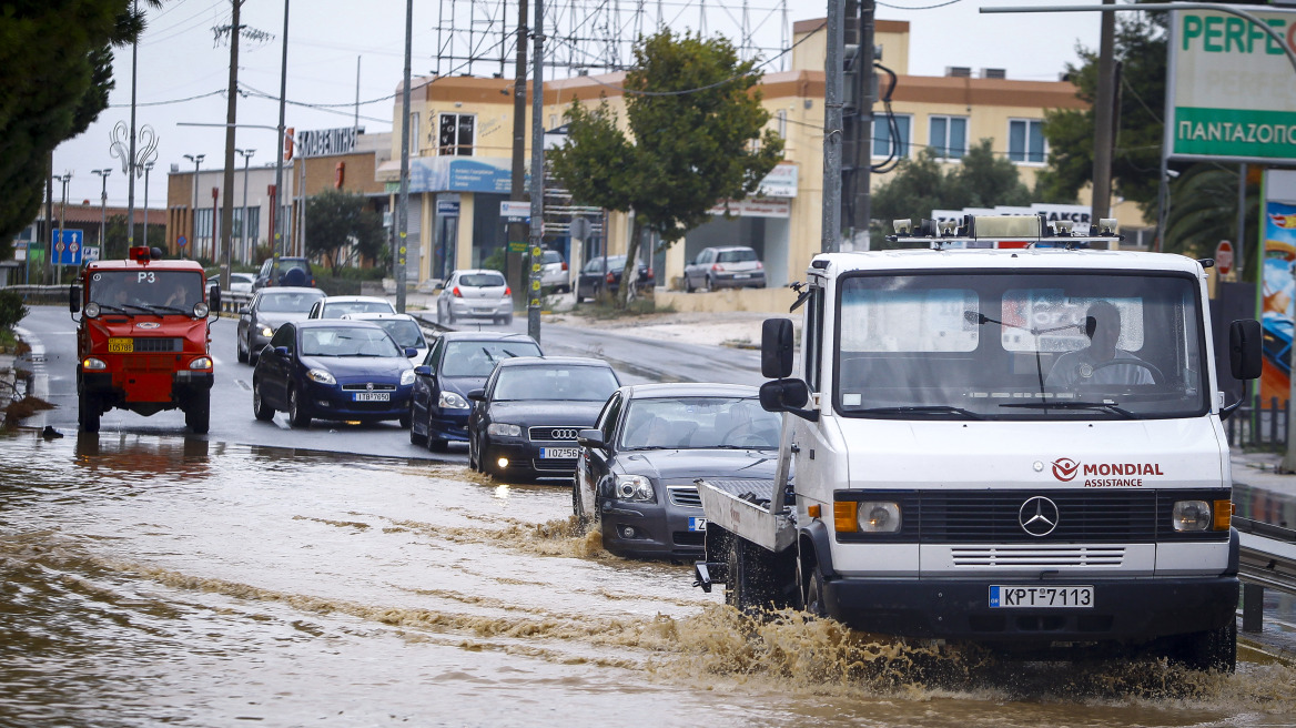 Κλειστοί δρόμοι στην Αττική λόγω «Ζορμπά»