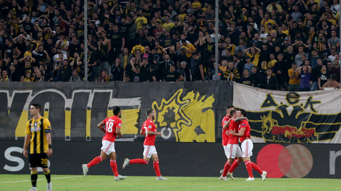 Champions League, ΑΕΚ-Μπενφίκα 2-3: Γύρισε από την κόλαση και μετά αυτοκτόνησε!