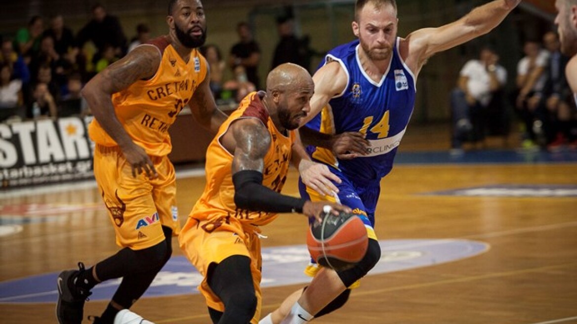 Basket League, Ρέθυμνο-Λαύριο 72-77: «Ξύπνησε» και άνοιξε λογαριασμό