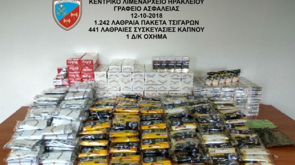 Κρήτη: Αλλοδαπός γέμισε σπίτι και αποθήκη με λαθραία καπνικά είδη