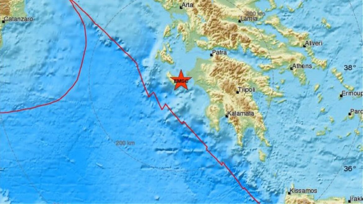 Σεισμός στη Ζάκυνθο: Ισχυρός μετασεισμός 5,6 Ρίχτερ