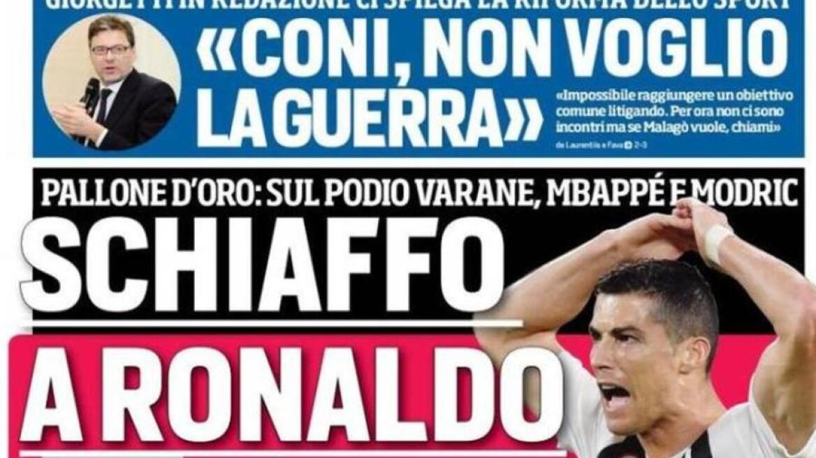 Επίθεση της «Corriere dello Sport» σε Φλορεντίνο Πέρεθ και «Χρυσή Μπάλα»