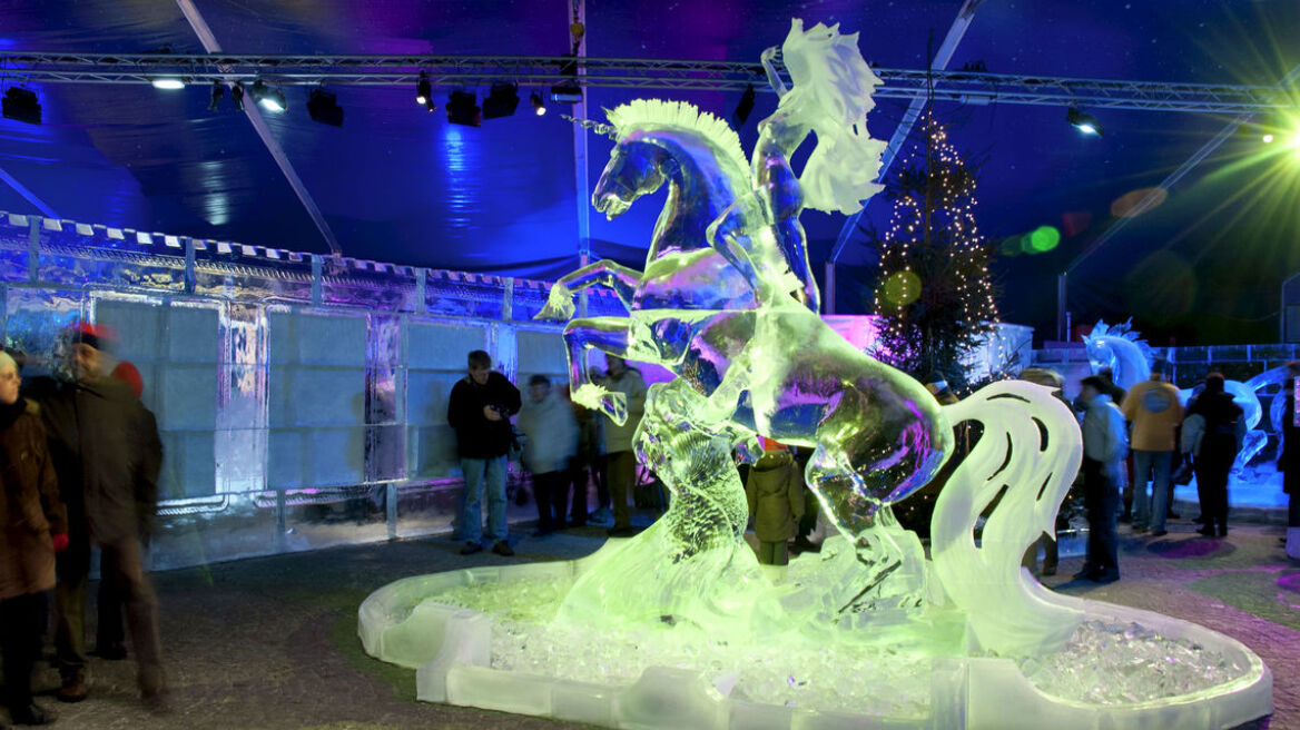 Ice Festival στο Βέλγιο: Το Ψηφιακό Μουσείο Τέχνης από Πάγο ανοίγει το Σάββατο